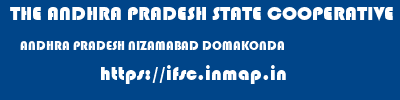 THE ANDHRA PRADESH STATE COOPERATIVE BANK LIMITED  ANDHRA PRADESH NIZAMABAD DOMAKONDA   ifsc code
